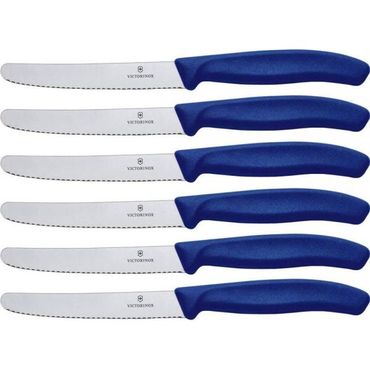  영국 빅토리녹스 과도 Victorinox Tomato/Table Knife Set Swiss Classic 6 Pieces 스테인리스