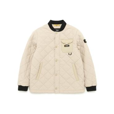 내셔널지오그래픽키즈 [23SS] K231UPD010 퀼팅 패딩 JP L/BEIGE