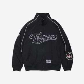 BDNS-LG TWINS 빠더너스 x LG 트윈스 더그아웃 자켓 블랙 BDNS x LG TWINS Dugout Jacket Black