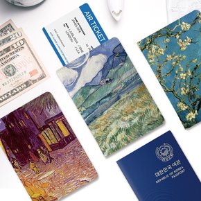 명화 안티스키밍 여권 케이스 해킹방지 RFID 차단 지갑 신여권 커버 커플 가족 해외 여행