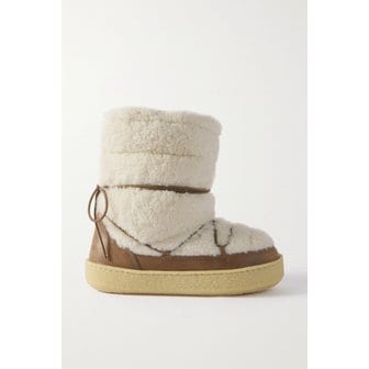 이자벨마랑 Zimlee Shearling And Leather Ankle Boots 에크루 1647597284228924