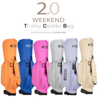 에코 [ECCO정품] 에코 WEEKEND 2.0 CADDIE WHEELED BAG 휠 캐디백 (색상5가지)