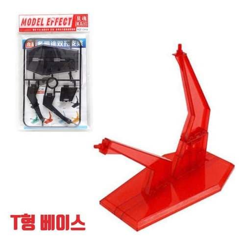 프라모델 액션베이스 투명빨강 T형 건담.피규어용