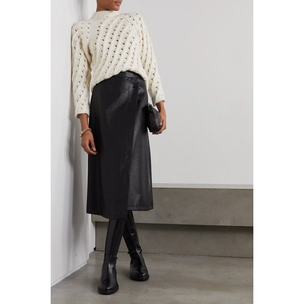 엔벨로프 1976 에이크 오픈 니트 알파카 코튼 메리노 울 혼방 스웨터 크림 1647597289186648