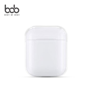 BOB 클리어 하드 투명 에어팟 케이스 AirPods 에어팟 3세대 2세대 1세대 무선 유선충전용