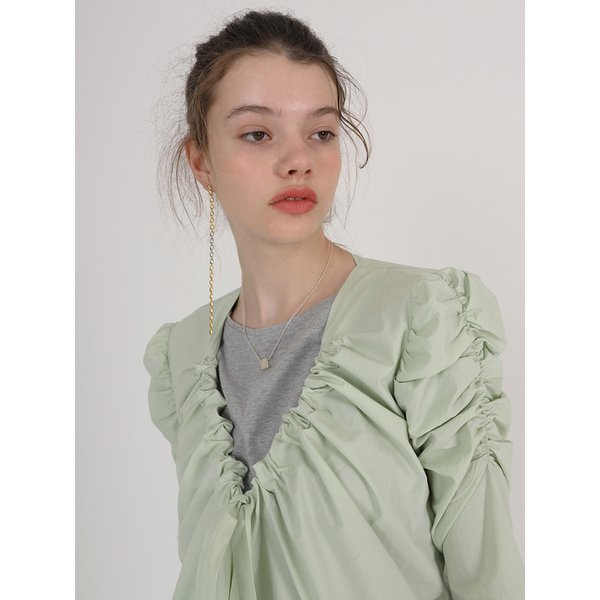 [리퍼브]Shirring Robe_Mint