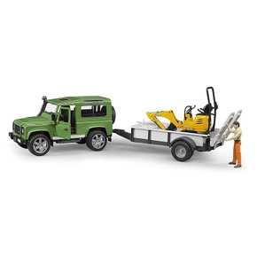 bruder 불루다- Land Rover & JCB 굴삭기 견인 세트 BR02593