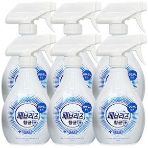 페브리즈 항균 플러스 섬유탈취제 깨끗한향 370ml x 6개