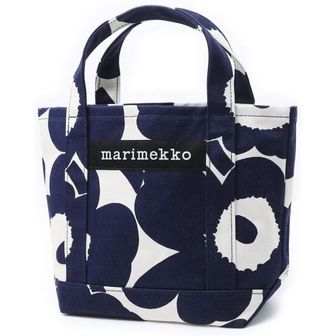  일본 마리메꼬 백팩 Marimekko SEIDI PIENI UNIKKO 여성 토트백 다크 블루 x 코튼 1630472