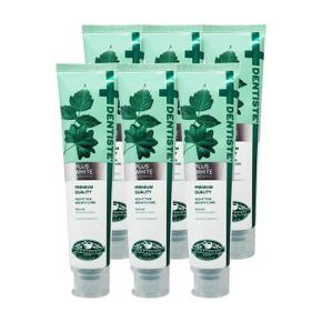 SIAM COSMECEUTICAL 덴티스테 뉴 플러스 화이트 치약 200g 6개 Ss