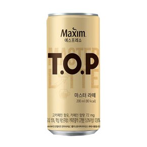 [G] 맥심 TOP 마스터라떼 200mlx18