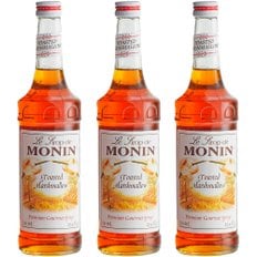 Monin 모닌 프리미엄 구운 마시멜로우 시럽 750ml 3개 Marshmallow Flavoring Syrup