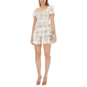 [SELF PORTRAIT] Womens Dress RS24-165S-W_WHITE WHITE