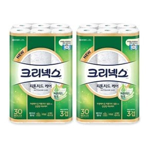 (무료배송)크리넥스 휴지 숲속의피톤치드 3겹30롤x2개 (WBCC75D)