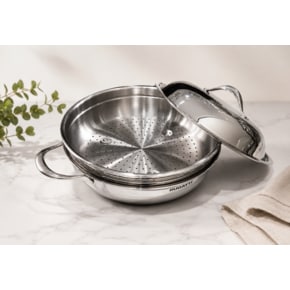 부가티 쿠치나 통5중 스텐찜기+웍겸용 파티웍세트28cm/4.3L(8809379590356)