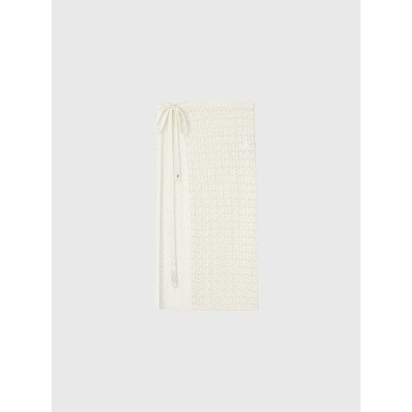 끌로에 레이어드 울 니트 스커트_아이보리 / CHLOE LAYERED WOOL KNIT SKIRT_IVORY