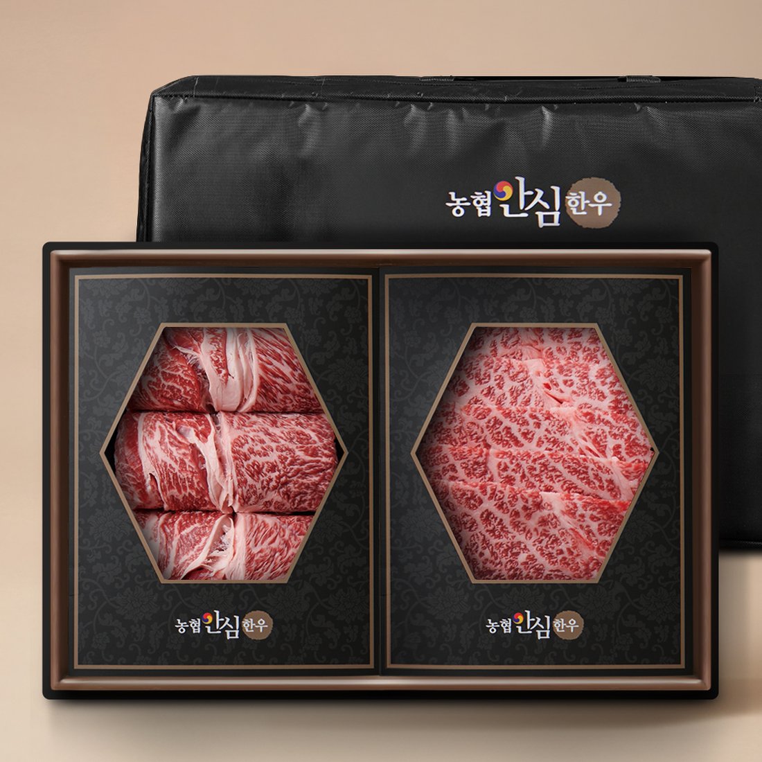 1등급 한우 VIP 선물세트 1.6kg (꽃등심/꽃등심/살치살/살치살) 전용 보냉가방 포함, 믿고 사는 즐거움 SSG.COM