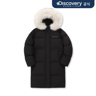 디스커버리키즈 여아 엘로이사 구스다운 롱패딩 (BLACK)