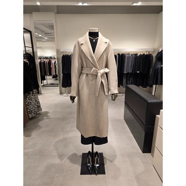 [파주점] 클래식 벨티드 롱 코트 JPAA0CTH32