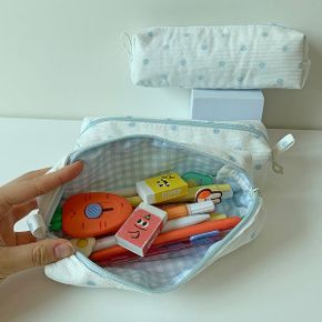 소다땡코듀필통 도트 펜케이스 필기구 파우치 수납 꽃_P419307700