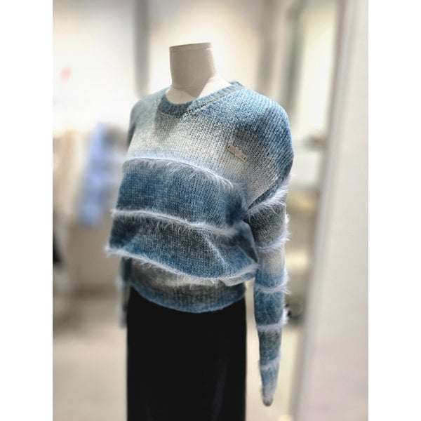 [여주점] 컬러 프린지 니트 풀오버 ER4OKL52