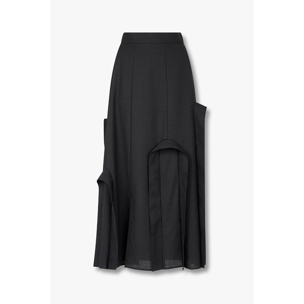 드레이프 아치 플리츠 스커트 EN15111012000