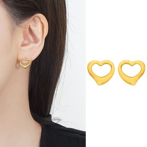 러블리 하트 순금 귀걸이 3.75g