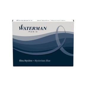 영국 워터맨 만년필 Waterman Large Size Ink Cartridges 8 Pack Mysterious Blue 1712051