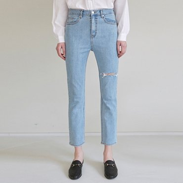 얀13 STRECH SLIM STRAIGHT JEAN_DENIM