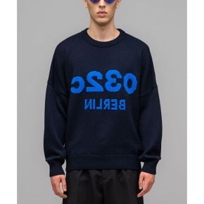 (M) 셀피 스웨터 다크 블루 SELFIE SWEATER DARK BLUE