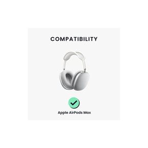 kwmobile 2x 헤드폰 커버 대응 Apple AirPods Max 교체용 이