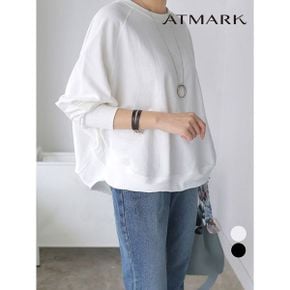 ATMARK 77까지 소프트래글런루즈맨투맨 AA56TS007G_P404804988