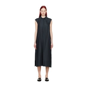 블랙 더 매지션 맥시 드레스 THE MAGICIAN DRESS - WW SOFT HERRINGBONE CHA