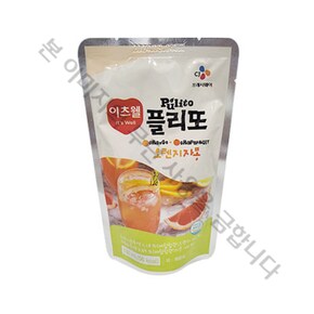 이츠웰 플리또 130ml 오렌지자몽40개 빨대없음