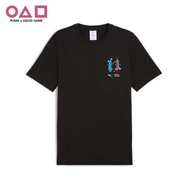 푸마 X 오징어게임 630706 01 그래픽 반팔 티셔츠 PUMA X SQUID GAME Graphic Tee