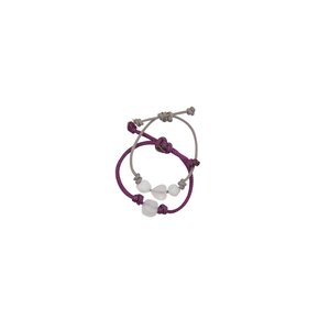 gem string ring set-purple