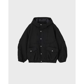 [파주점] 옴므 시그니처 코쿤 후드 점퍼 SI2JP900BK