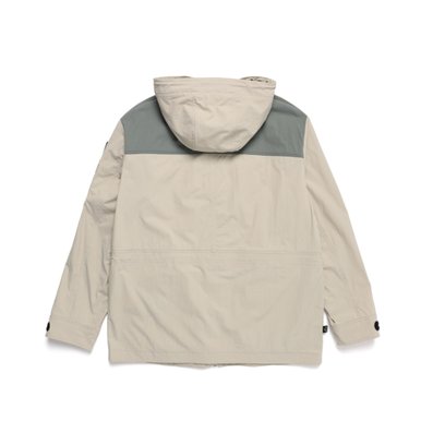 소재배색 포켓 후드 야상 점퍼 N225MJP090
