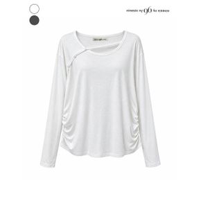 디테일넥 셔링 티셔츠 NQ9TS017M0_P438561640