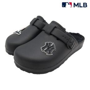 MLB로고캠핑방한슬리퍼BK