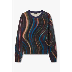 [PS PAUL SMITH] 여성 스월 프린트 크루넥 스웨터 5745328105000