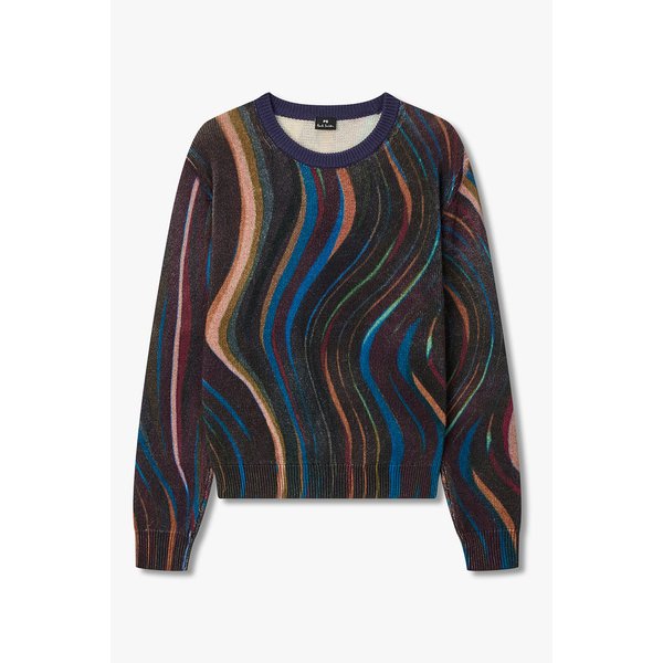 [PS PAUL SMITH] 여성 스월 프린트 크루넥 스웨터 5745328105000