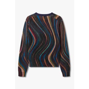 [PS PAUL SMITH] 여성 스월 프린트 크루넥 스웨터 5745328105000