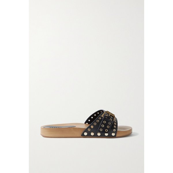 자소 장식 가죽 슬라이드 1647597287215311