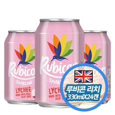 루비콘 리치 영국 열대과일 탄산음료 Rubicon 330mlX24(캔)