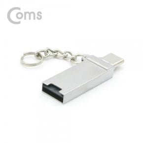 [ID188] Coms USB 3.1(Type C) 카드리더기(Micro SD, TF/USB A) / USB 카드리더 겸용