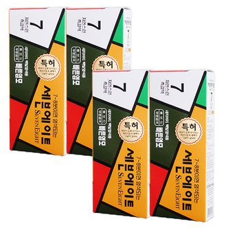 동성제약 세븐에이트 새치 염색약 4개+염색도구+클렌징폼 225ml