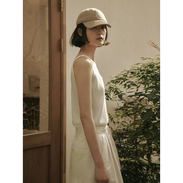 ALINA TWIST SLEEVELESS_IVORY