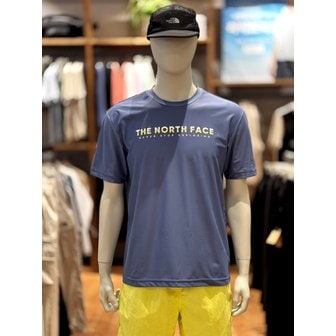 노스페이스 [부산점] 남여공용 오션 웨이브 반팔 라운드 래쉬가드 NT7UP35C