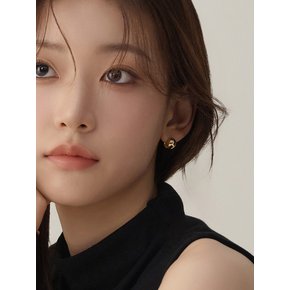 라운드 볼 원터치 귀걸이